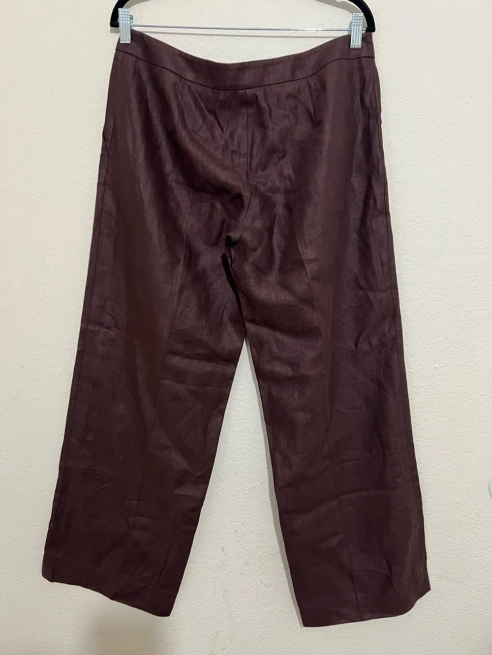 MaxMara Linen Chocolate Brown trousers
